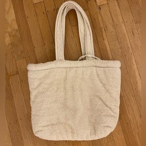 Terry cloth tote